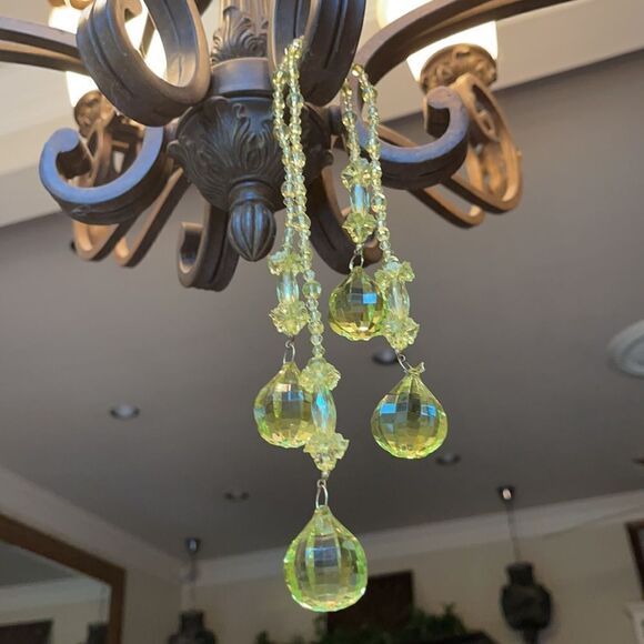 TWO BEADED ornamental crystal looking fringe for - Picture 4 of 4